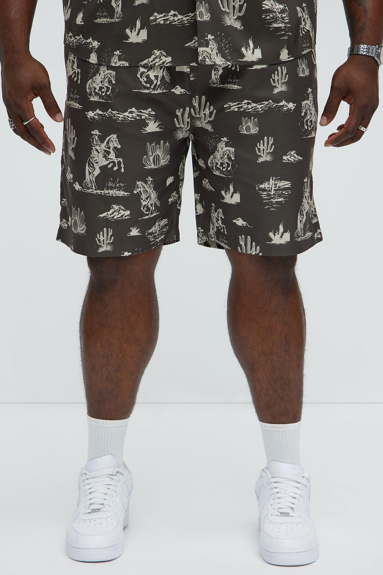 Wild West Relaxed Short - Brown Combo Product Image