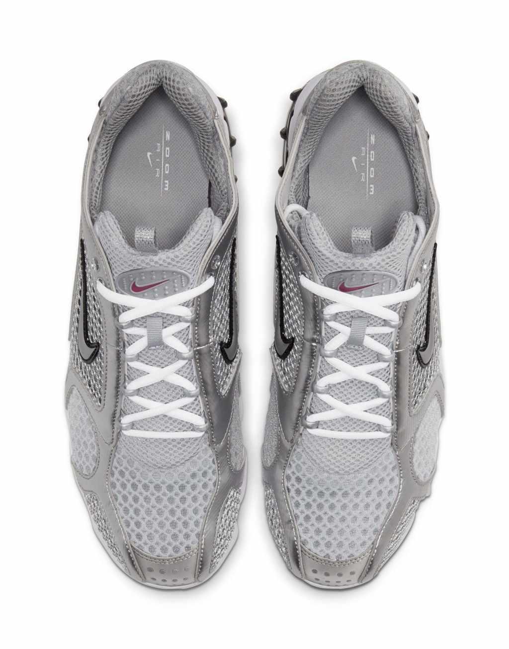 Nike Air Zoom Spiridon Cage 2 sneakers in silver and gray Product Image