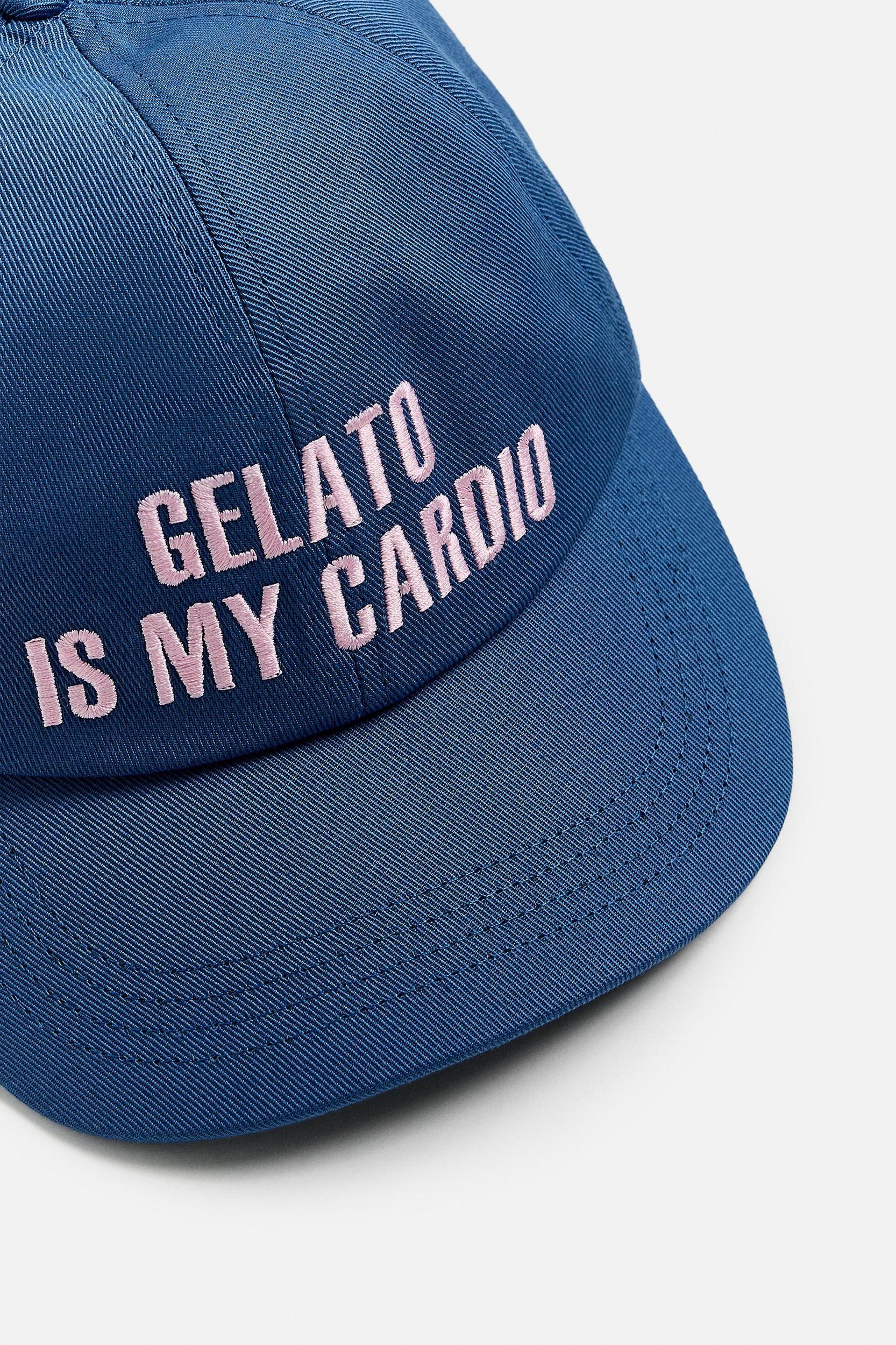 EMBROIDERED TEXT CAP Product Image