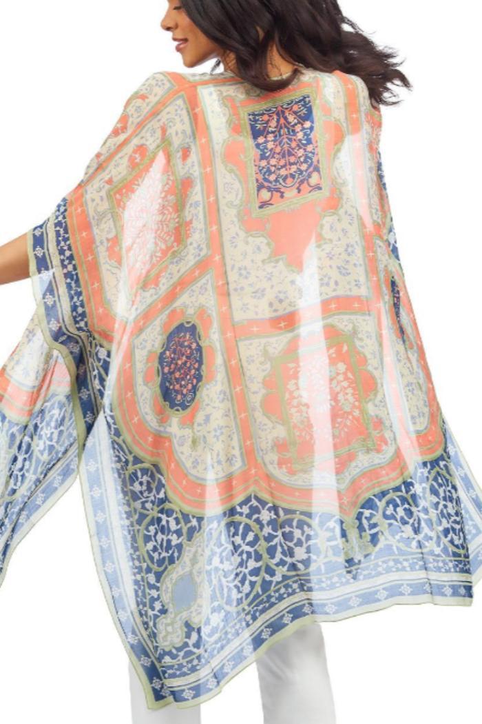 Viscose/Modal Long Kimono Product Image