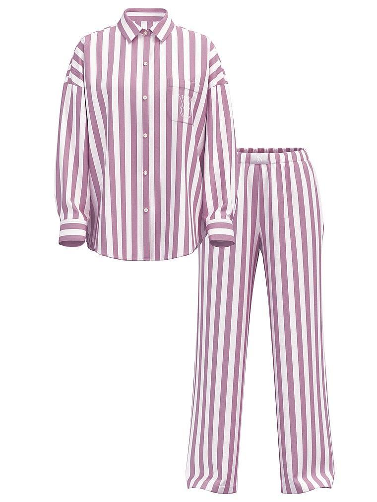 Modal-Cotton Long Pajama Set Product Image