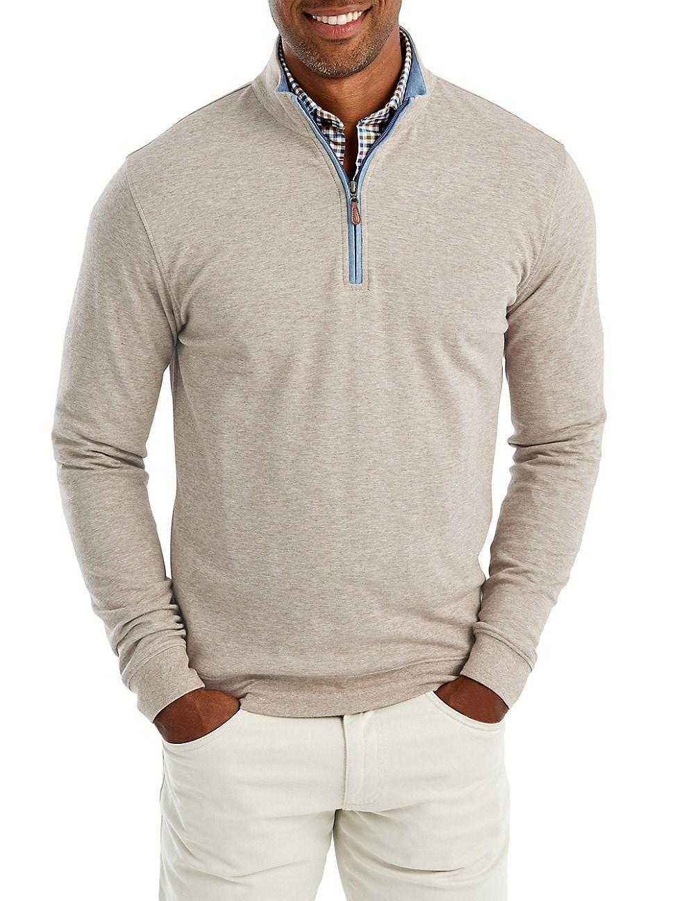 johnnie-O Sully 1/4 Zip Pullover (Light ) Men's Clothing Product Image