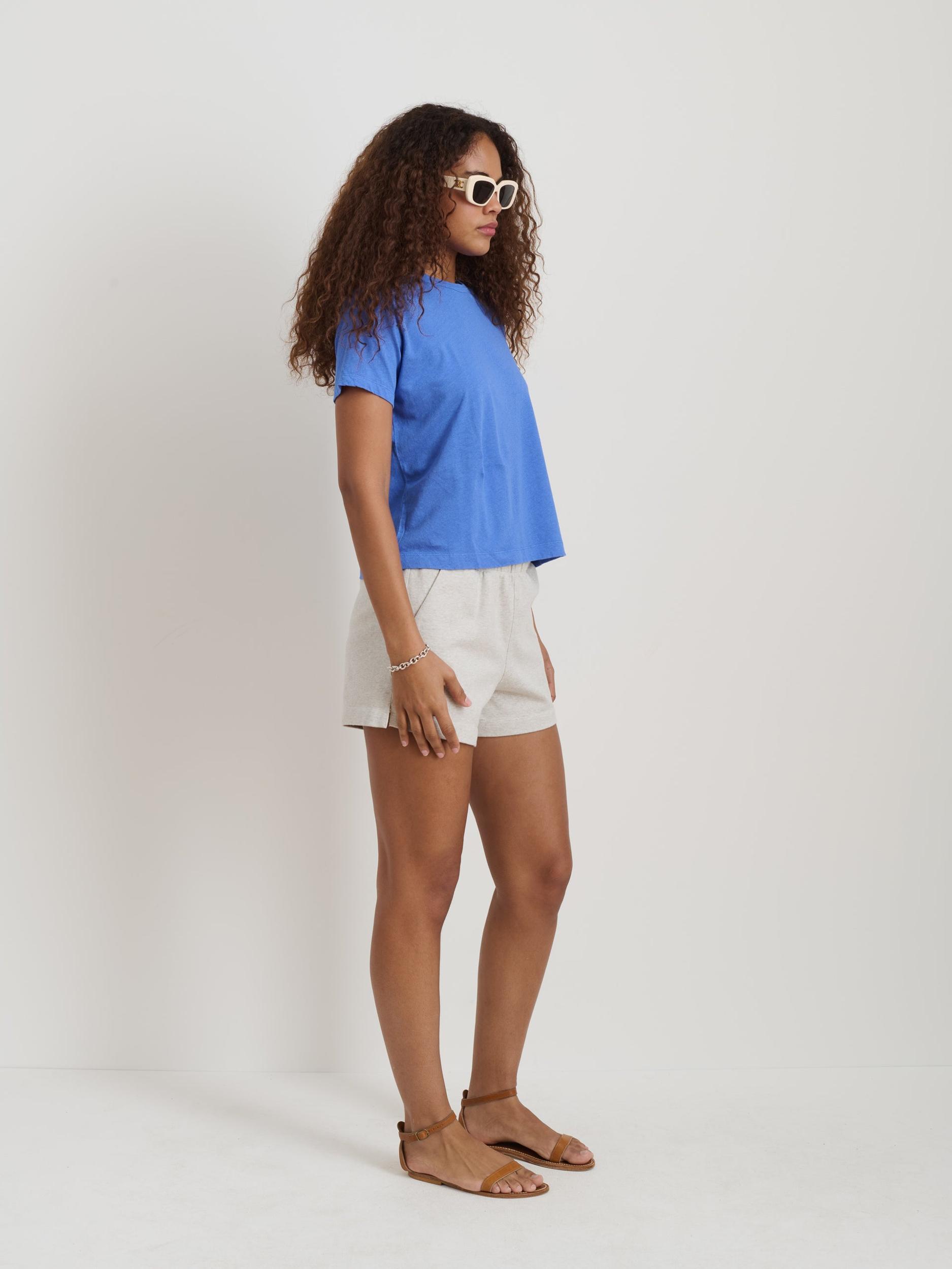 Garcon Tee In Linen Cotton Product Image