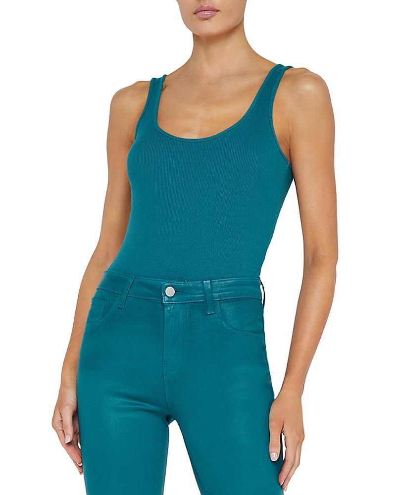 Womens Nica Scoopneck Rib-Knit Bodysuit Product Image