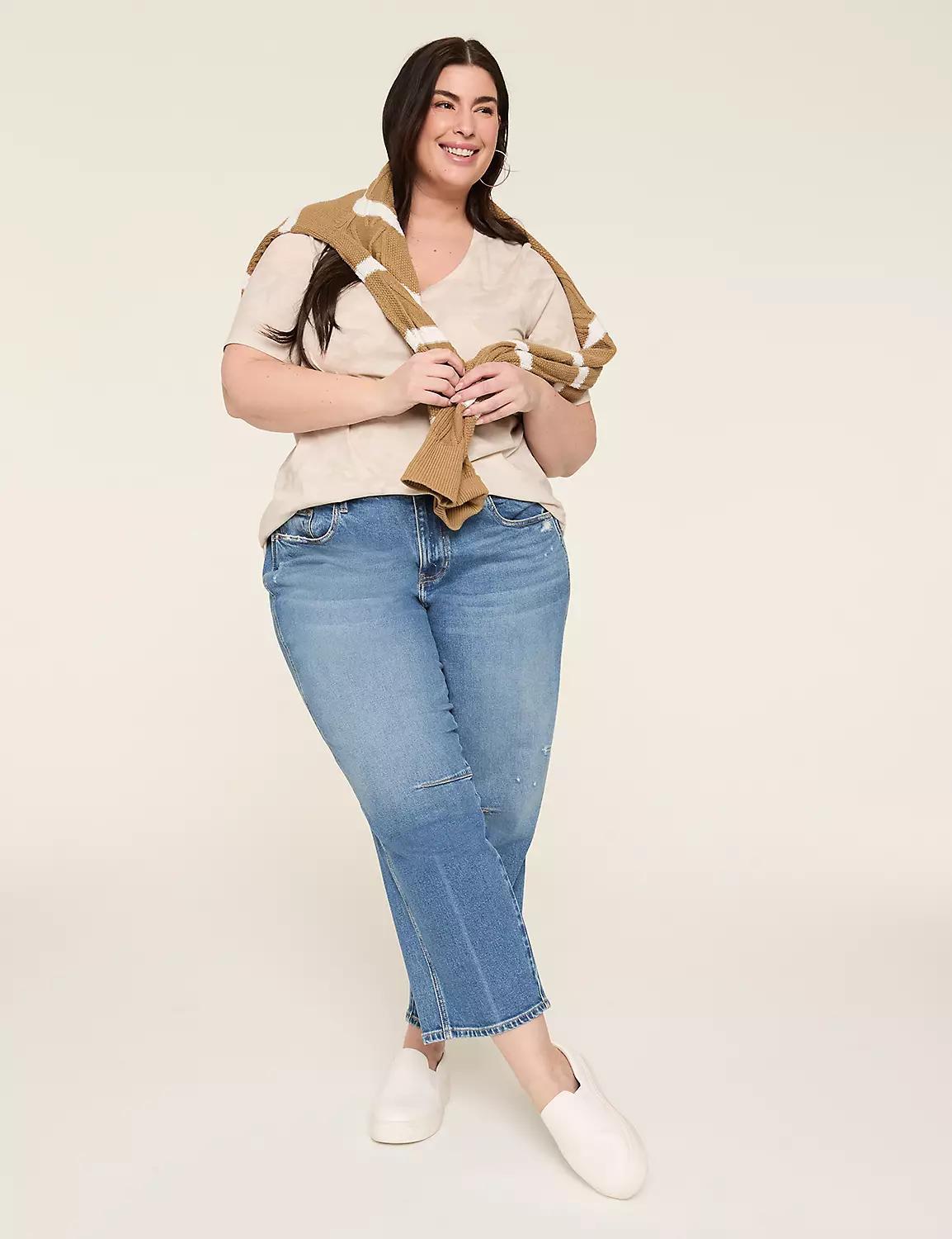 Perfect Sleeve V-Neck Tee Product Image