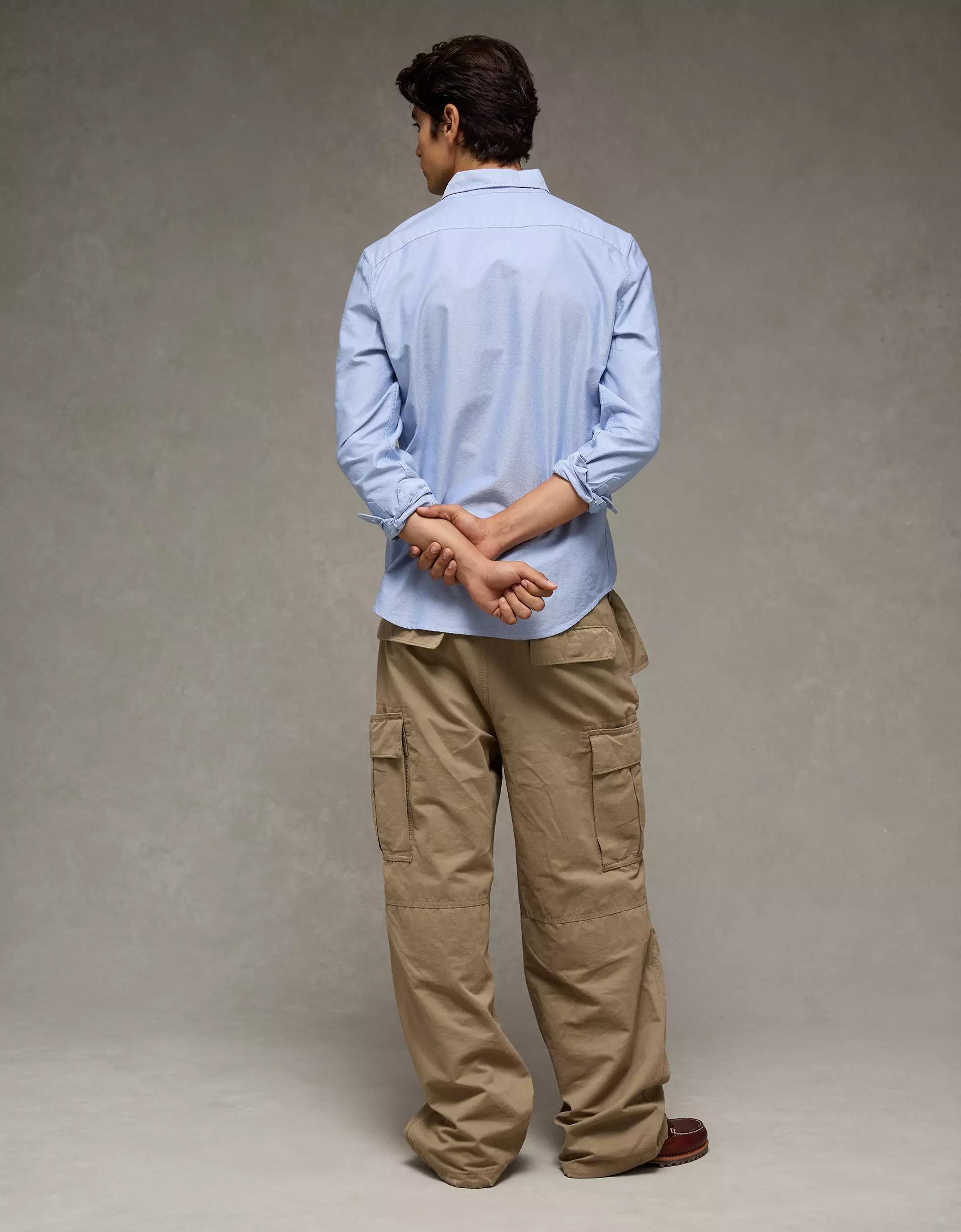 AE Everyday Slim Fit Oxford Button-Up Shirt Product Image