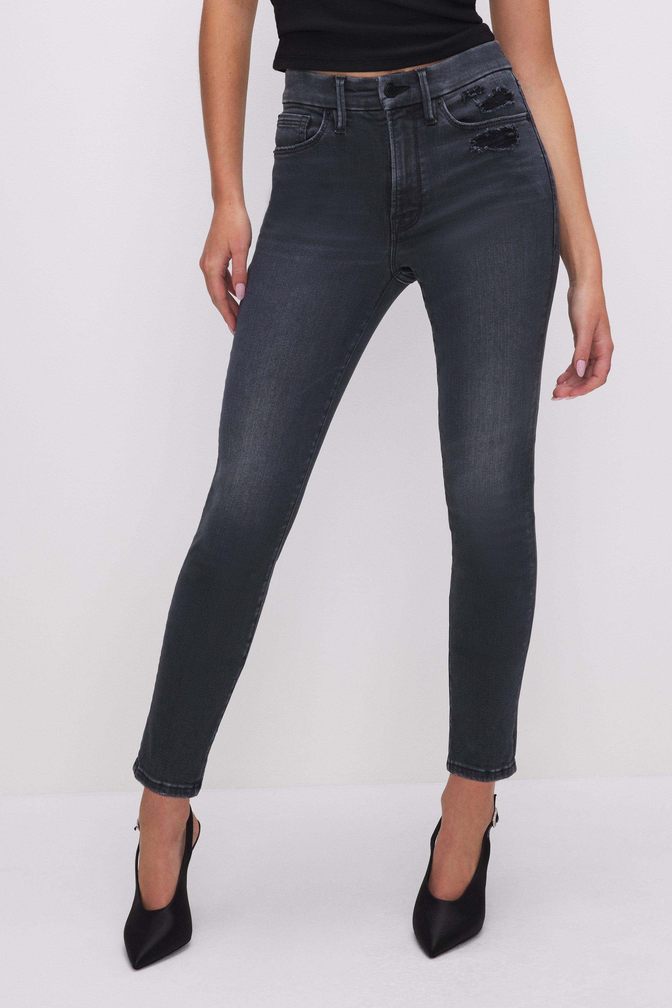 ALWAYS FITS GOOD LEGS SKINNY CROPPED JEANS | BLACK325 Product Image