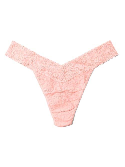 Plus Size Signature Lace Original Rise Thong Product Image