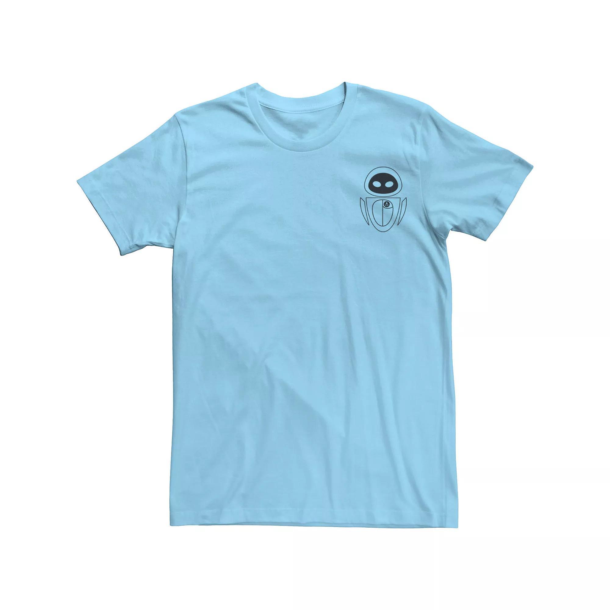 Men's Wall-E Vintage Line Eve Pocket Hit Tee, Size: XXL, Light Blue Product Image