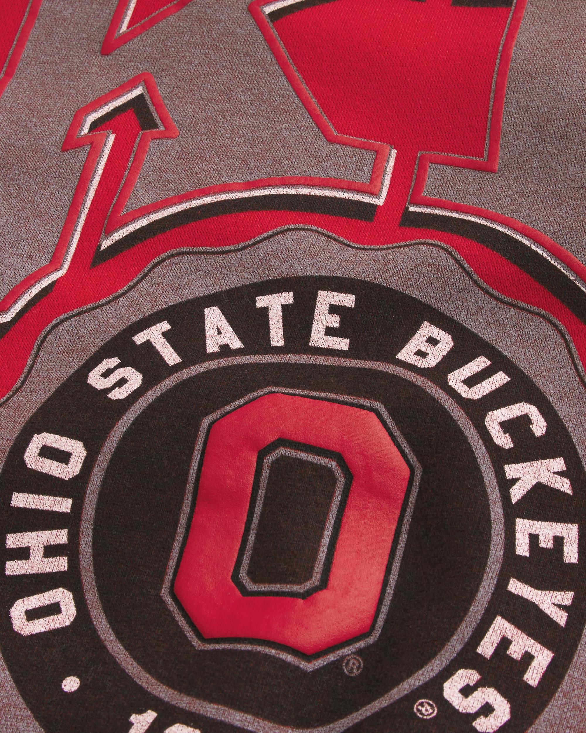 Boxy Ohio State Buckeyes Graphic Hoodie Product Image