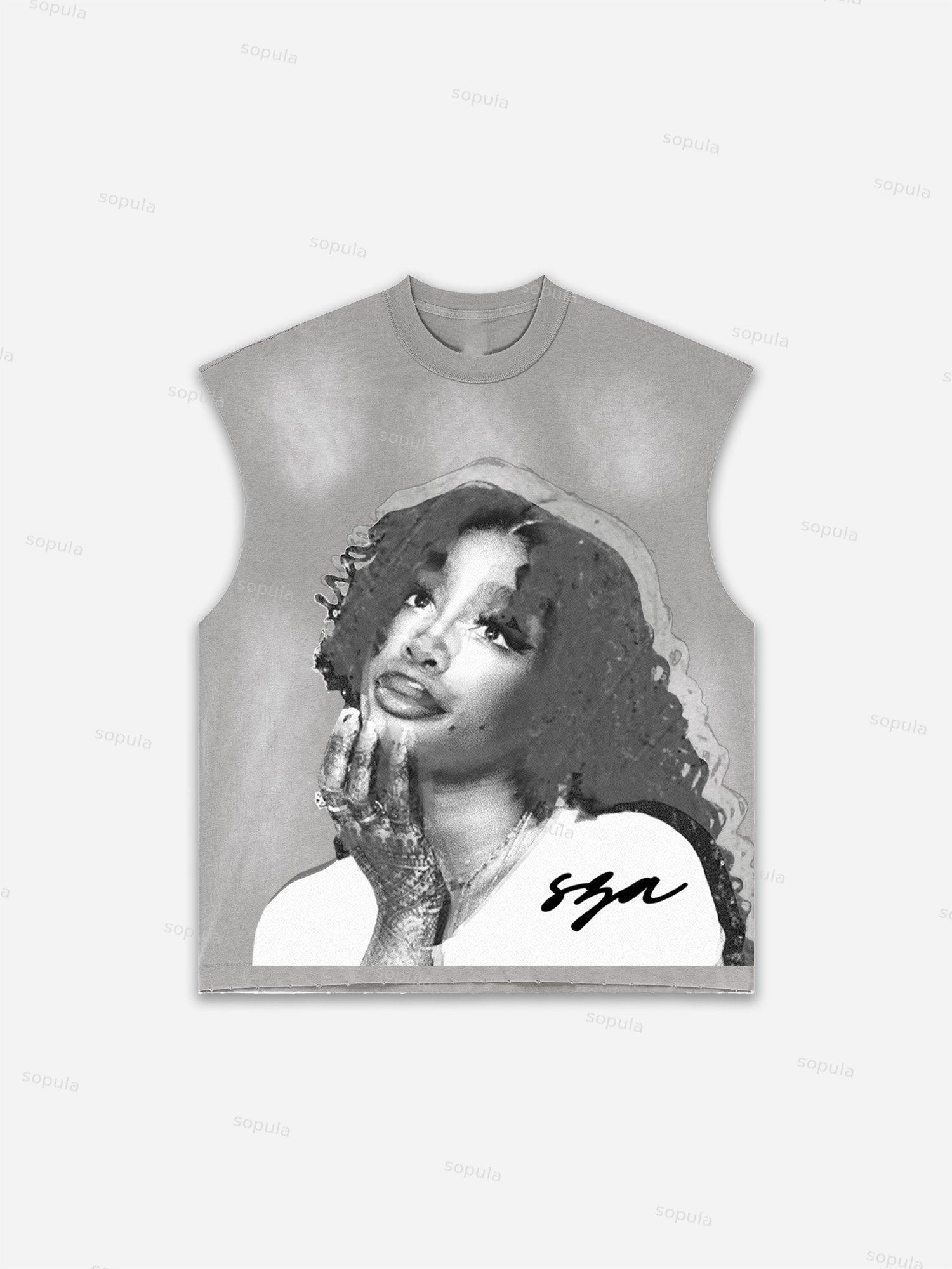 Basketball Dreams Boys Print Distressed Tank Top Product Image