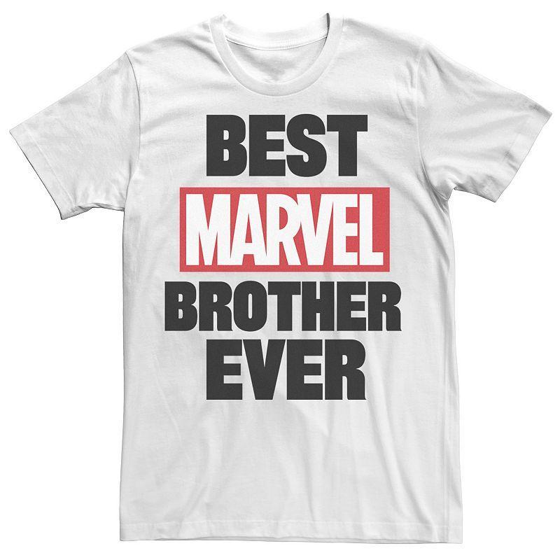 Men's Marvel Best Marvel Brother Graphic Tee, Size: XXL, White Product Image