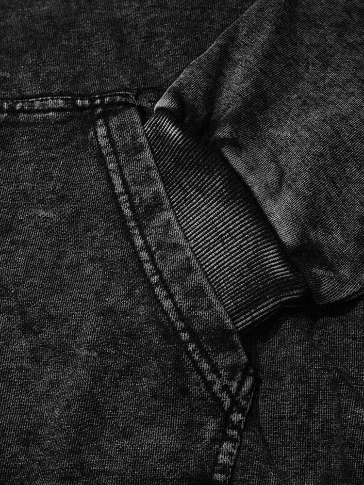 Boyz N The Hood Vintage Aged Graphic Acid Wash Hoodie Product Image