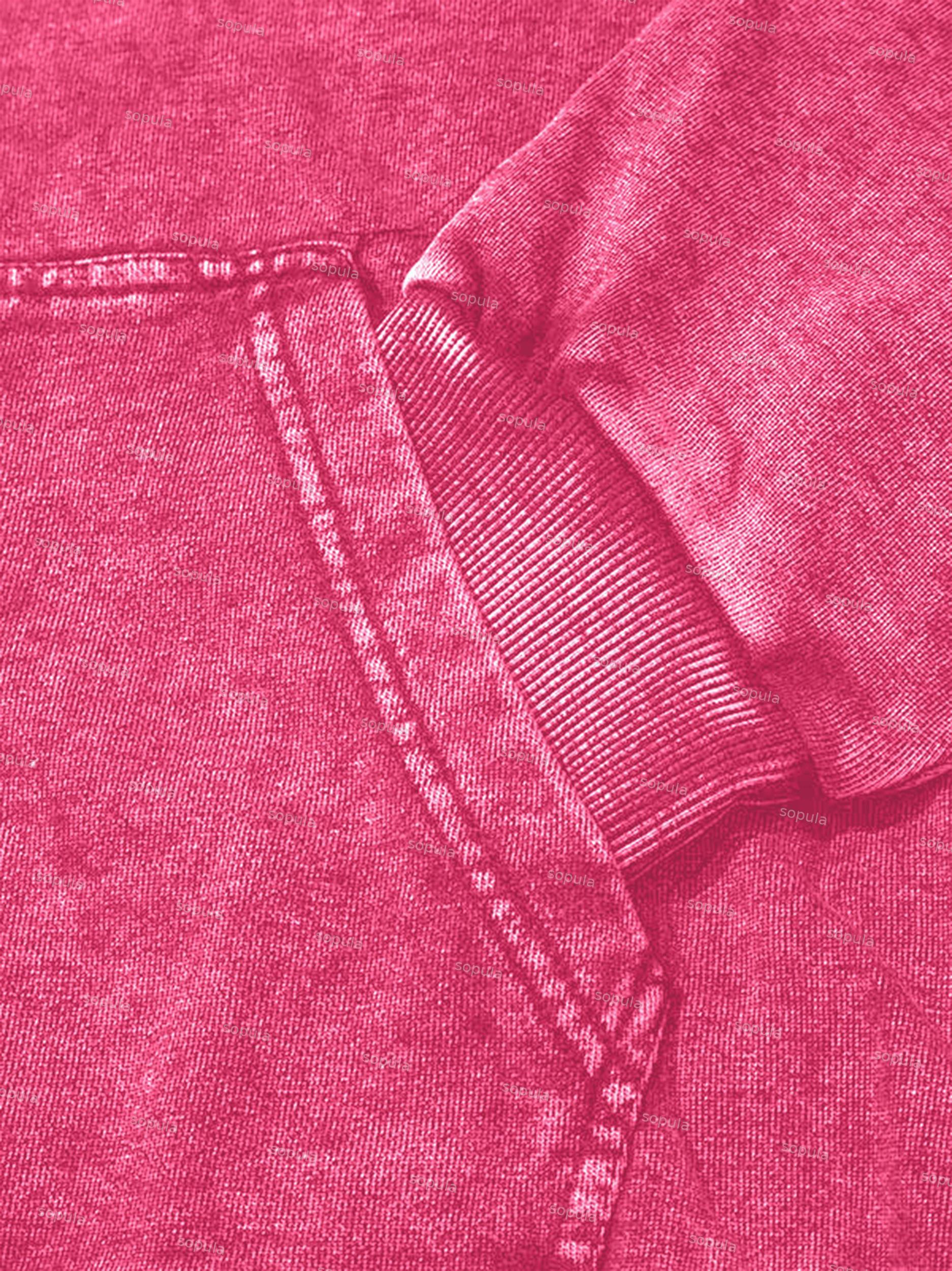 Sopula All You Need Is God Graphic Acid Washed Oversized Hoodie Product Image