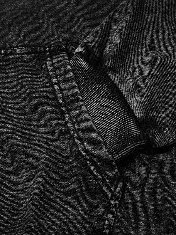 Sopula Vintage Essential Washed Pullover Hoodies Product Image