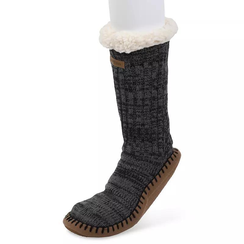 GaaHuu Faux Shearling-Lined Mens Slipper Socks Product Image