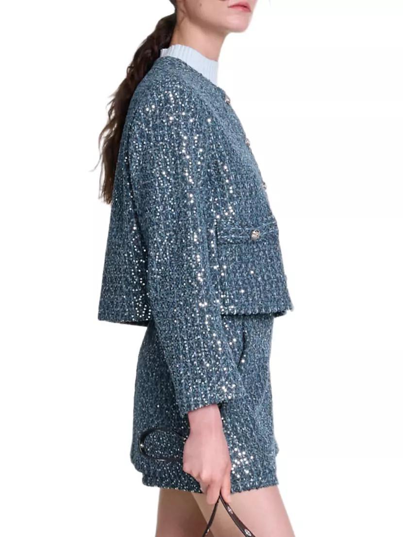 Sequinned Tweed Jacket Product Image