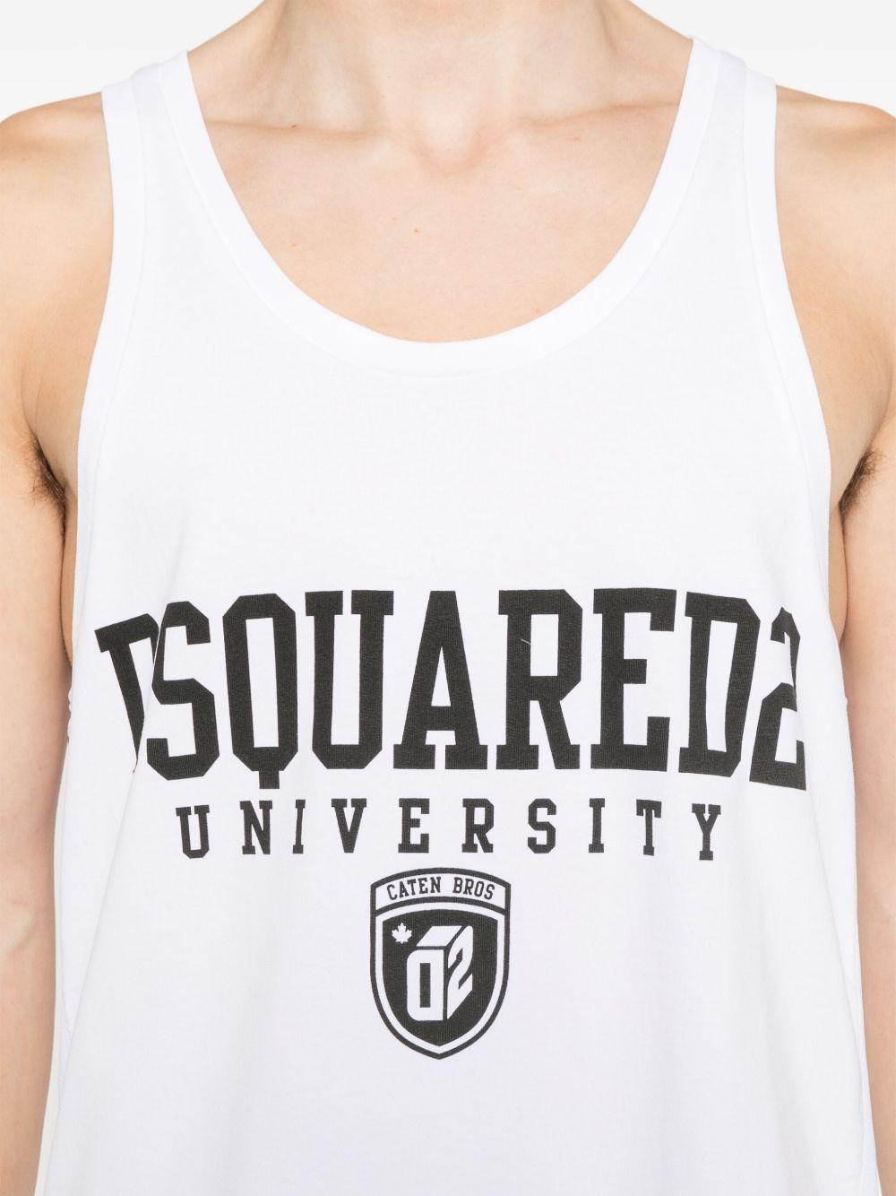 logo-print tank top   Product Image