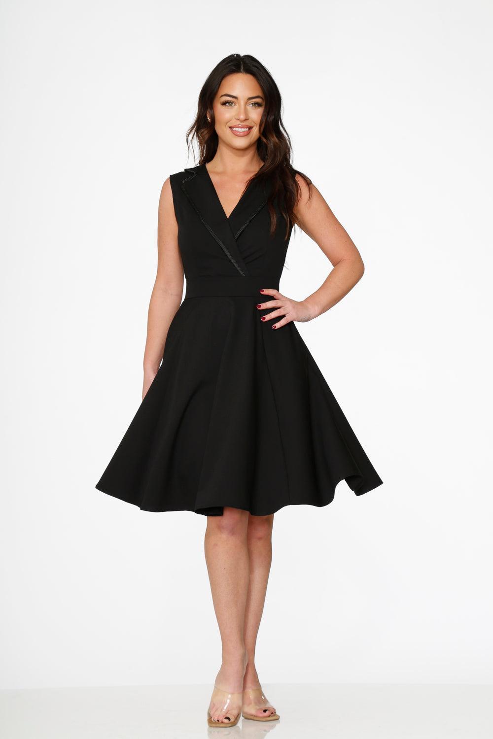Black Swing Dress Product Image