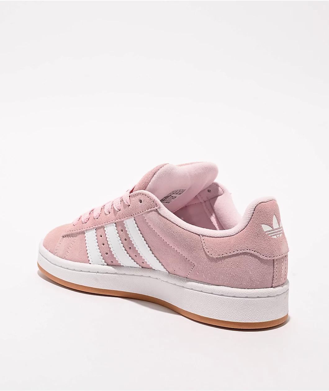 adidas Originals Campus 00s Clear Pink & White Skate Shoes Product Image