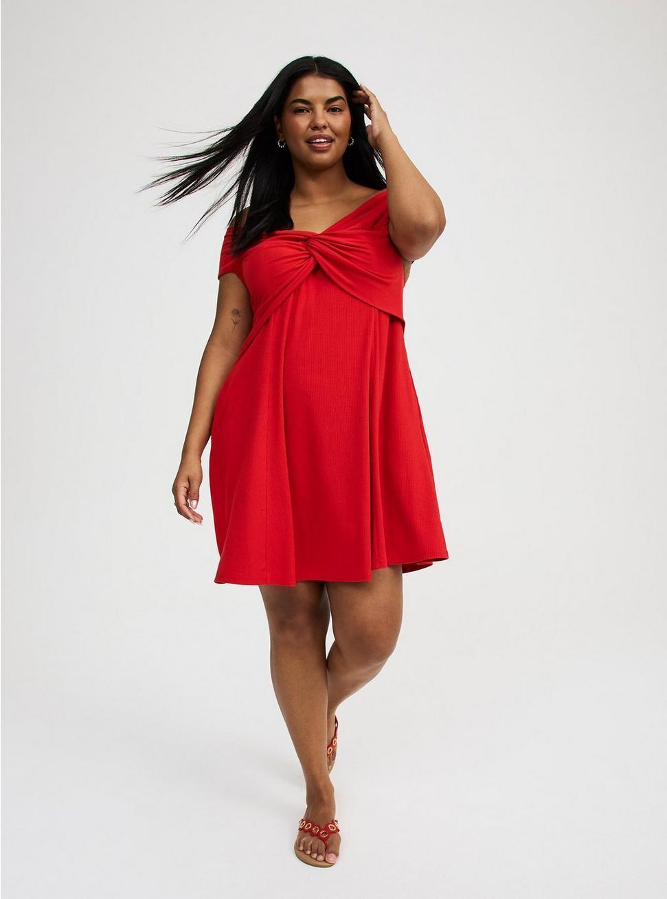 Off-Shoulder Mini Dress Product Image