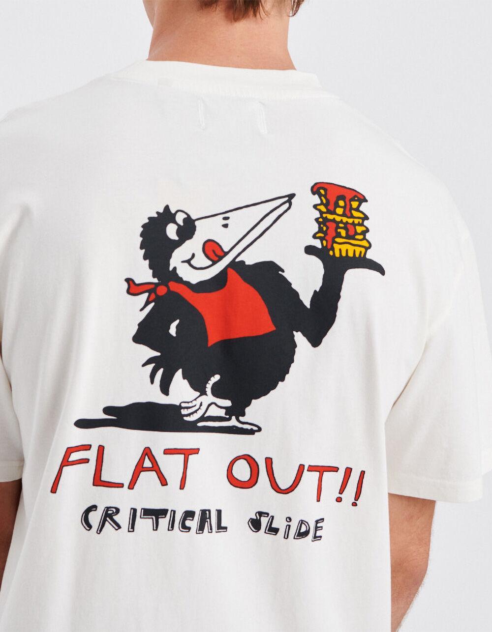 THE CRITICAL SLIDE SOCIETY Flat Out Mens Tee - WHITE Product Image