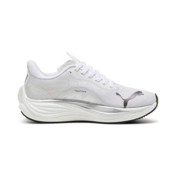 PUMA Velocity NITROâ¢ 3 Women's Running Shoes in White/Silver/Black Product Image