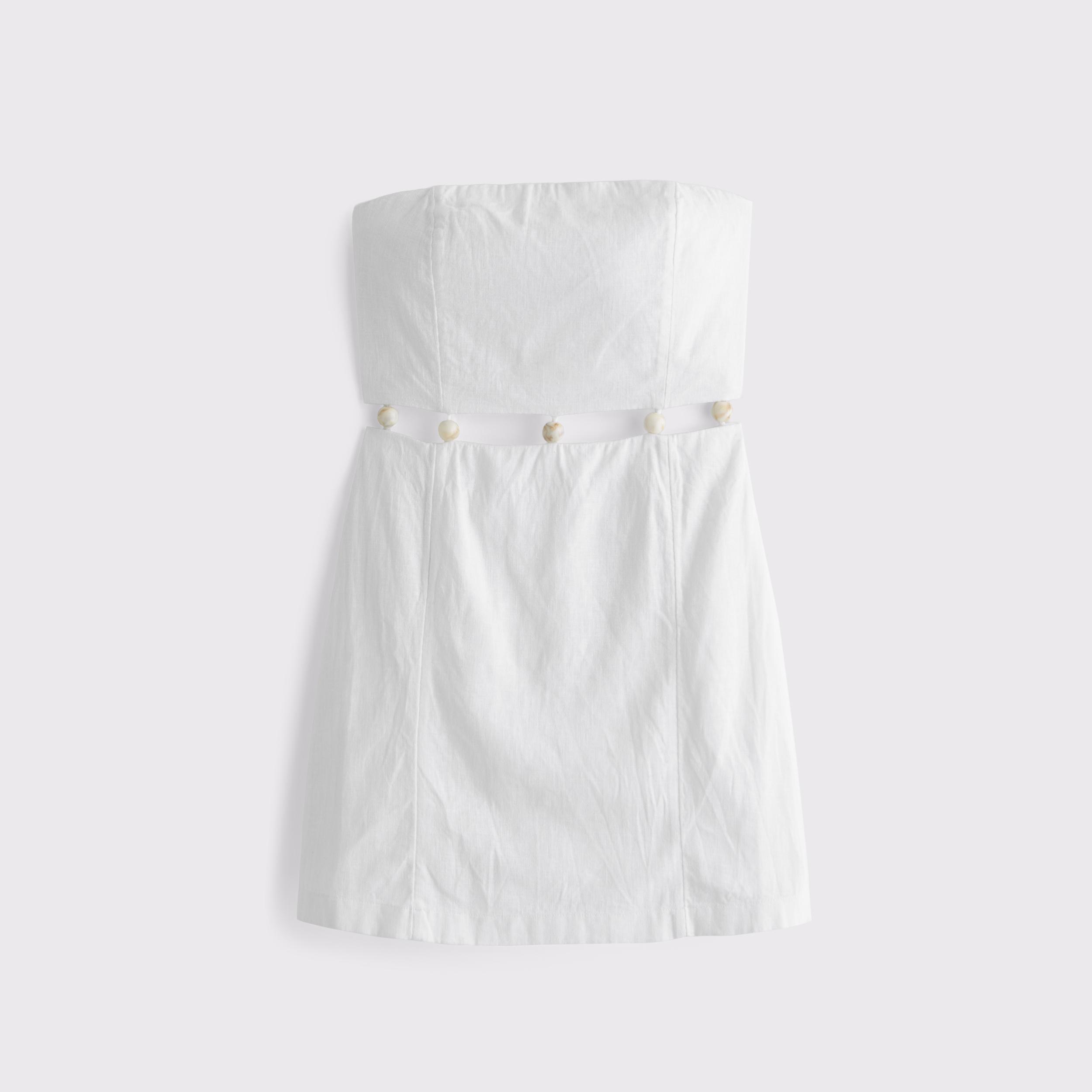 Beaded Strapless Mini Dress Product Image