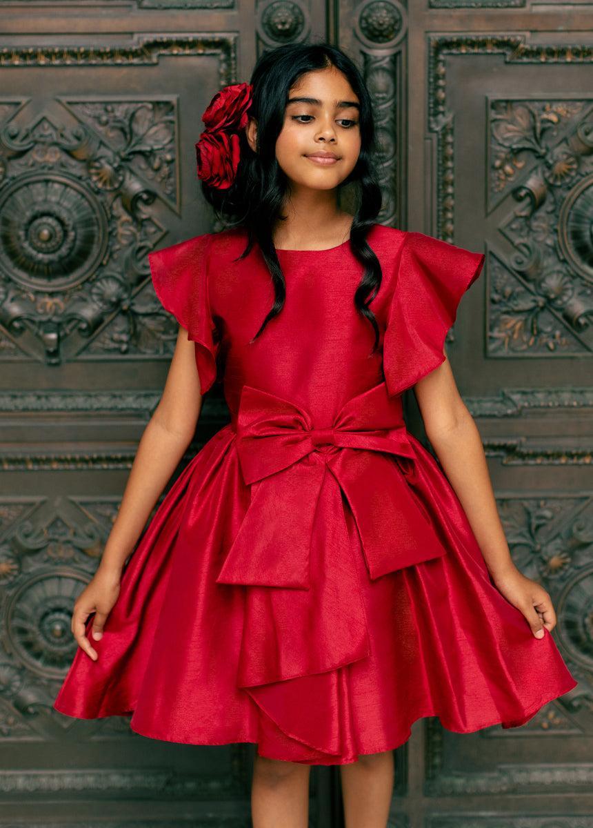 Camryn Dress in Scarlet Girls Product Image