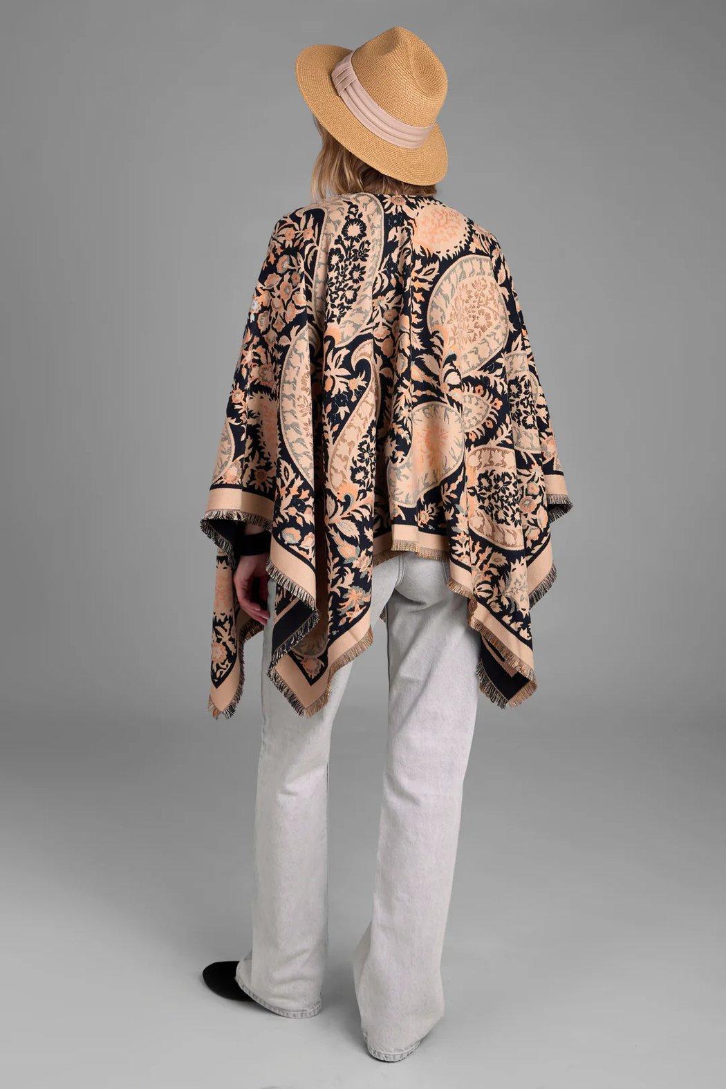 Paisley Reversible Ruana Product Image