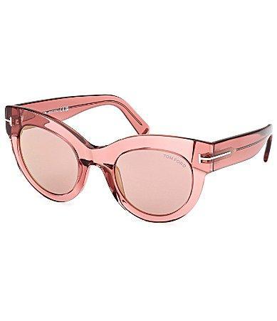 Tom Ford Womens Lucilla Sunglasses, Mirror Gradient TR001699 Product Image