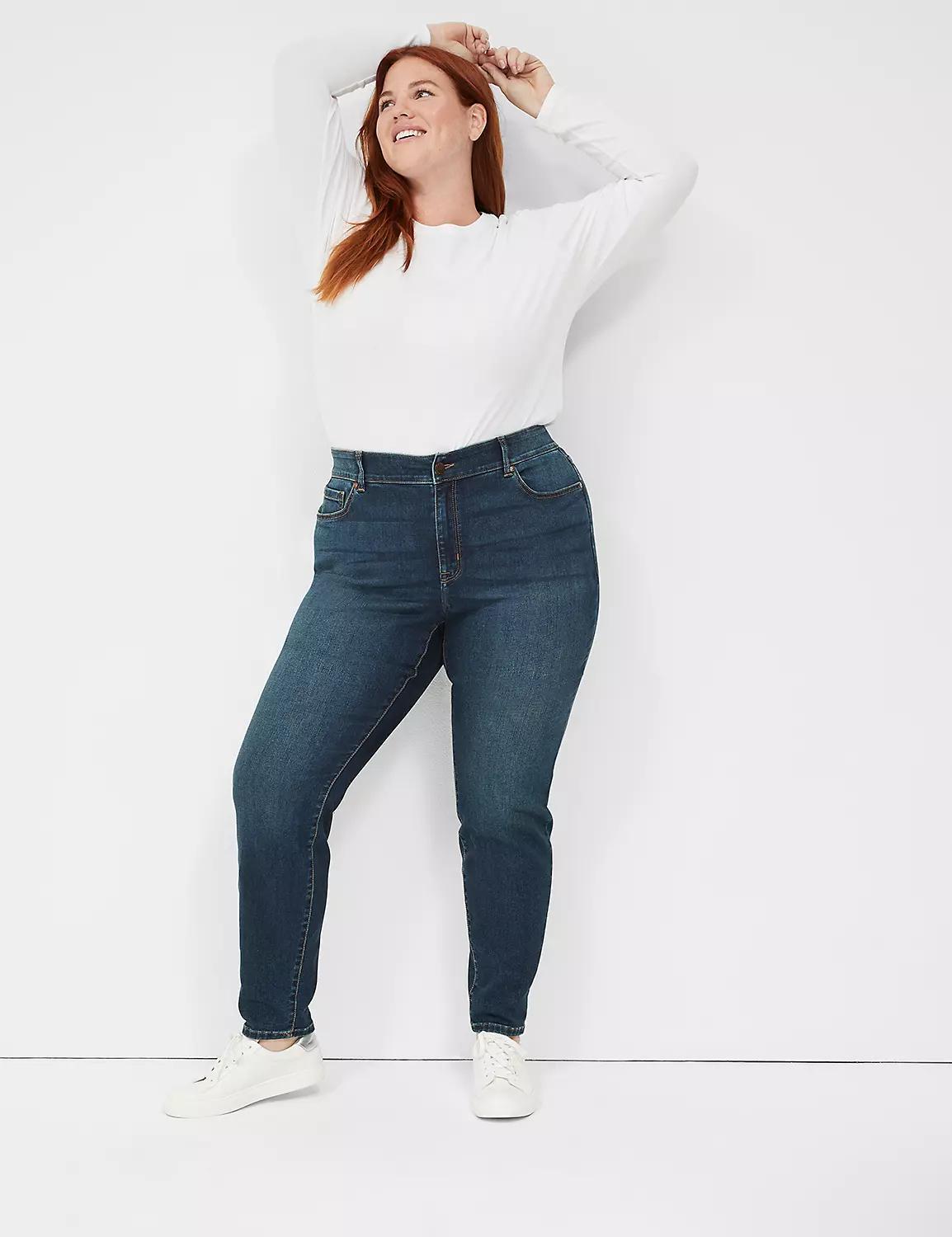 Curvy Fit High-Rise Skinny Jean Product Image