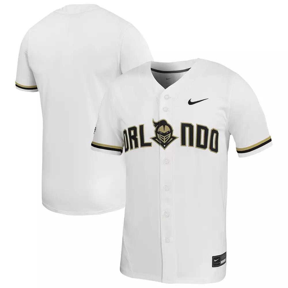 Men's Nike White UCF Knights Replica Baseball Jersey, Size: Small Product Image