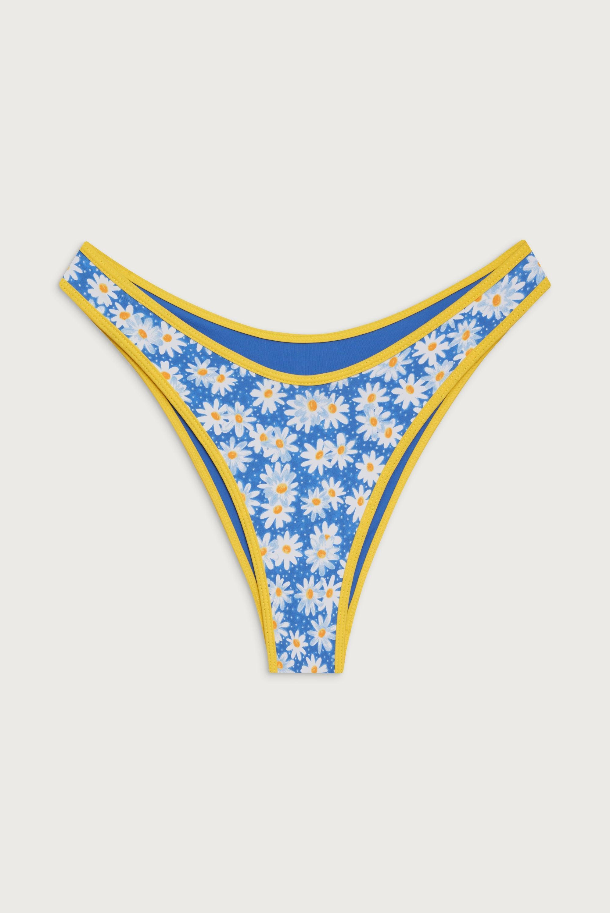 Dove Classic Bikini Bottom - Blue Daisy Product Image