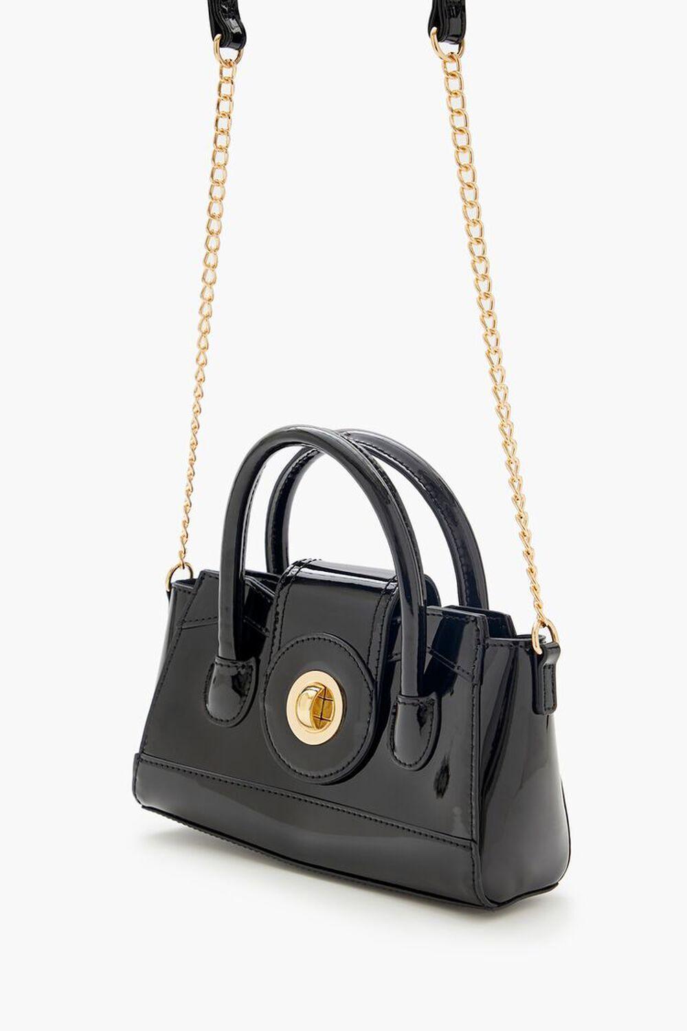 Faux Patent Leather Crossbody Bag | Forever 21 Product Image