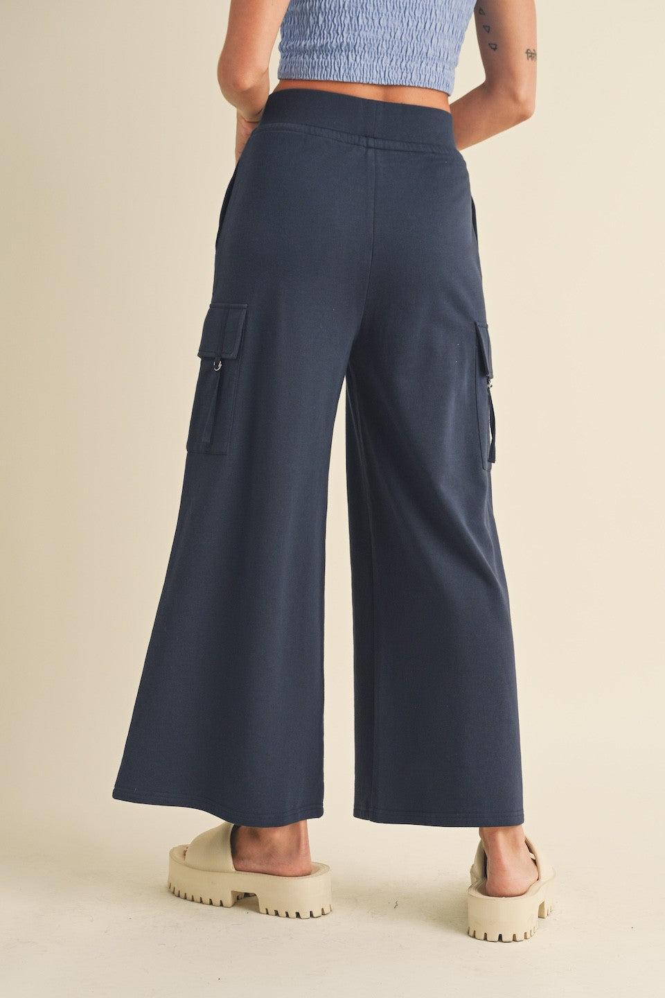 Wide Leg Cargo Pants Product Image