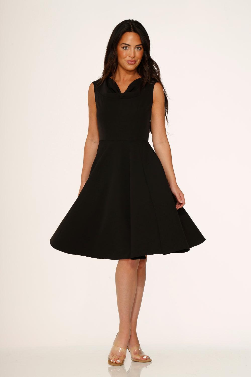 Black Swing Dress Product Image