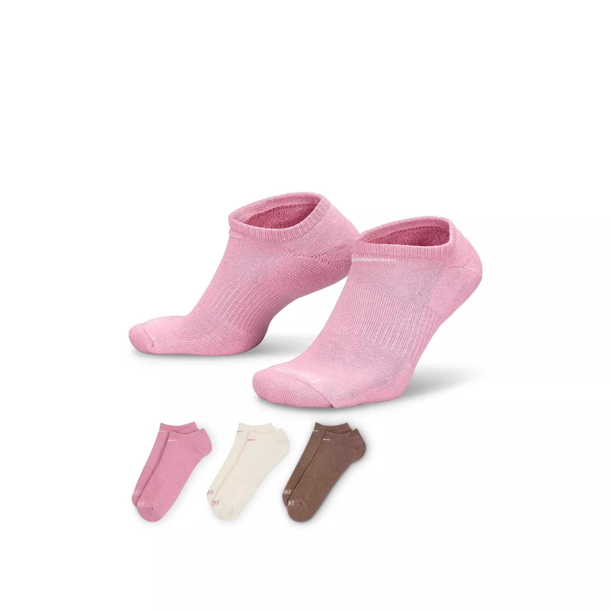 Nike Unisex Everyday Plus Cushion Training No-Show Socks (3 Pairs) | SX6889-936 Product Image