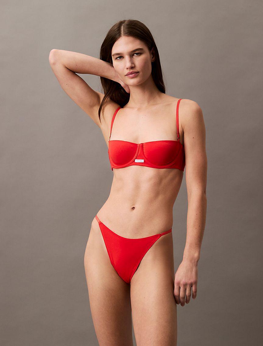 Cotton Modal Signature Unlined Balconette Bra Product Image