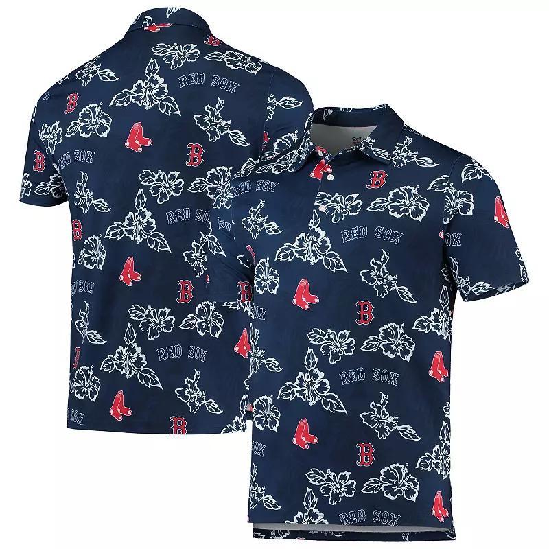Men's Reyn Spooner Navy Boston Red Sox Performance Polo,  Product Image