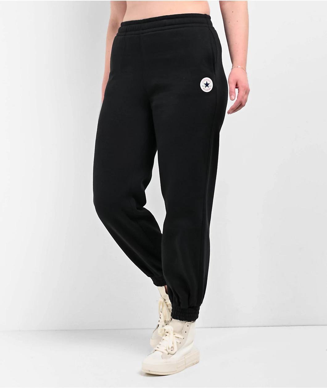 Converse Retro Chuck Taylor Black Sweatpants Product Image