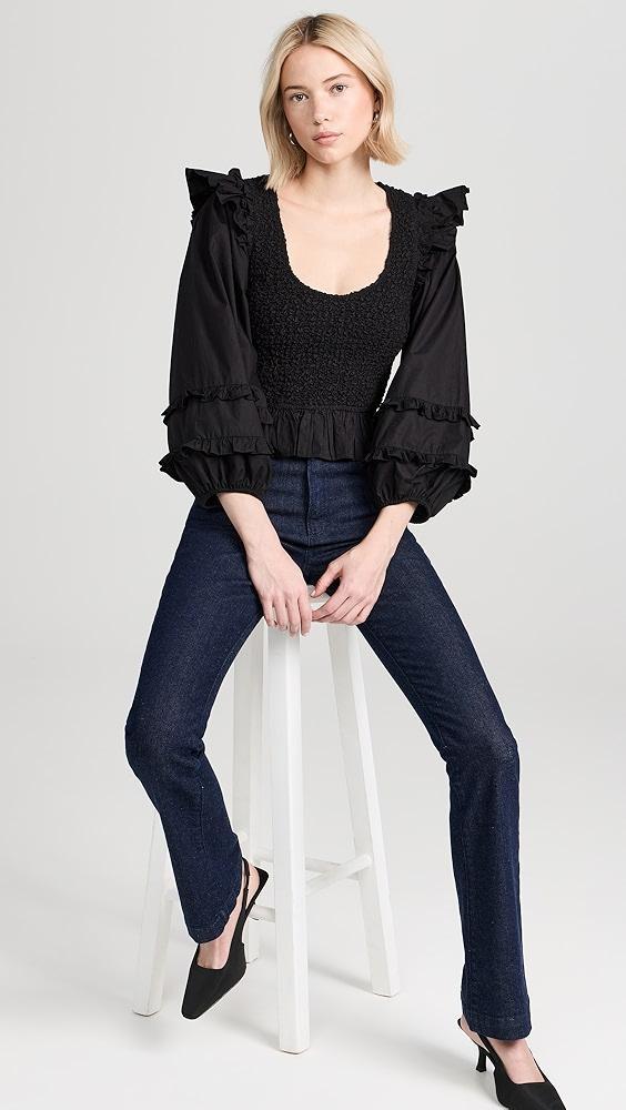 Cleobella Veronika Solid Blouse | Shopbop Product Image