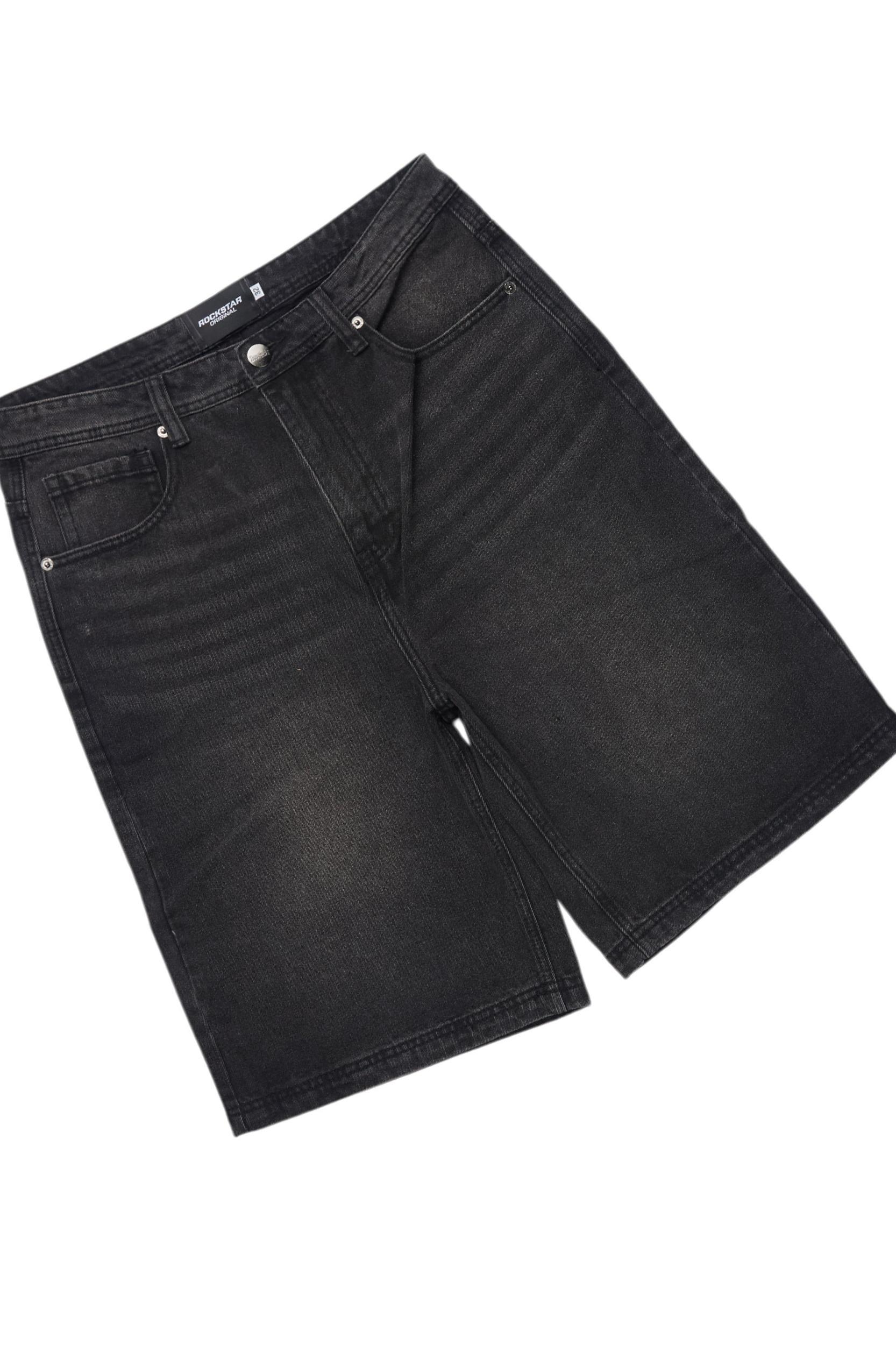 Javonuna Navy T-Shirt Short Set Female Product Image