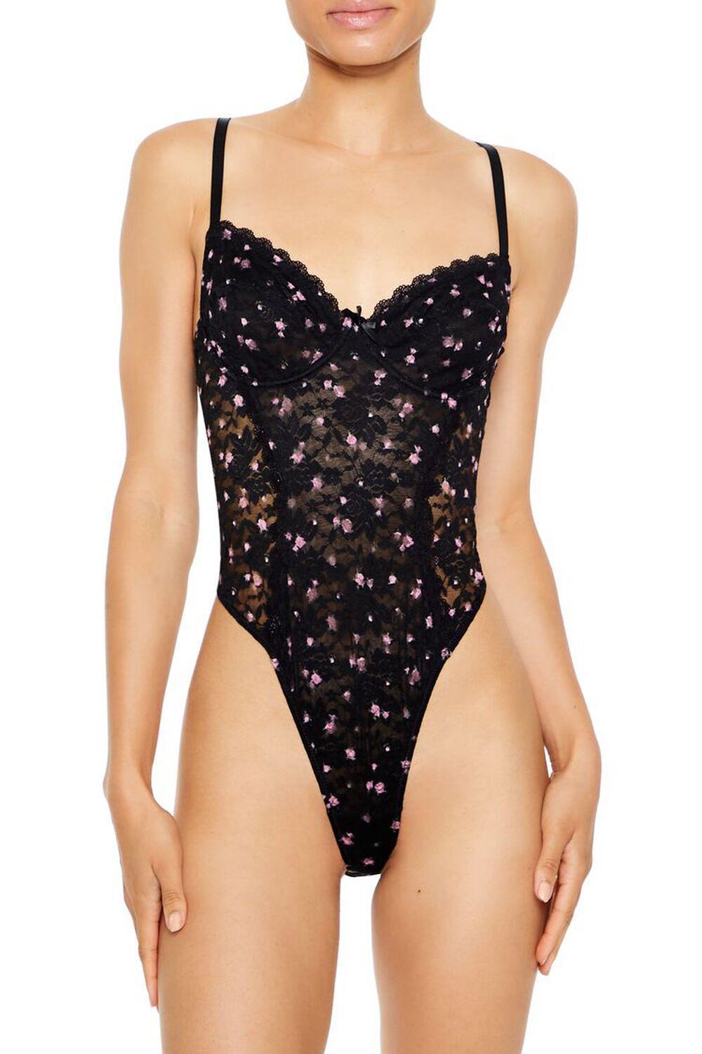 Floral Lace Lingerie Bodysuit | Forever 21 Product Image