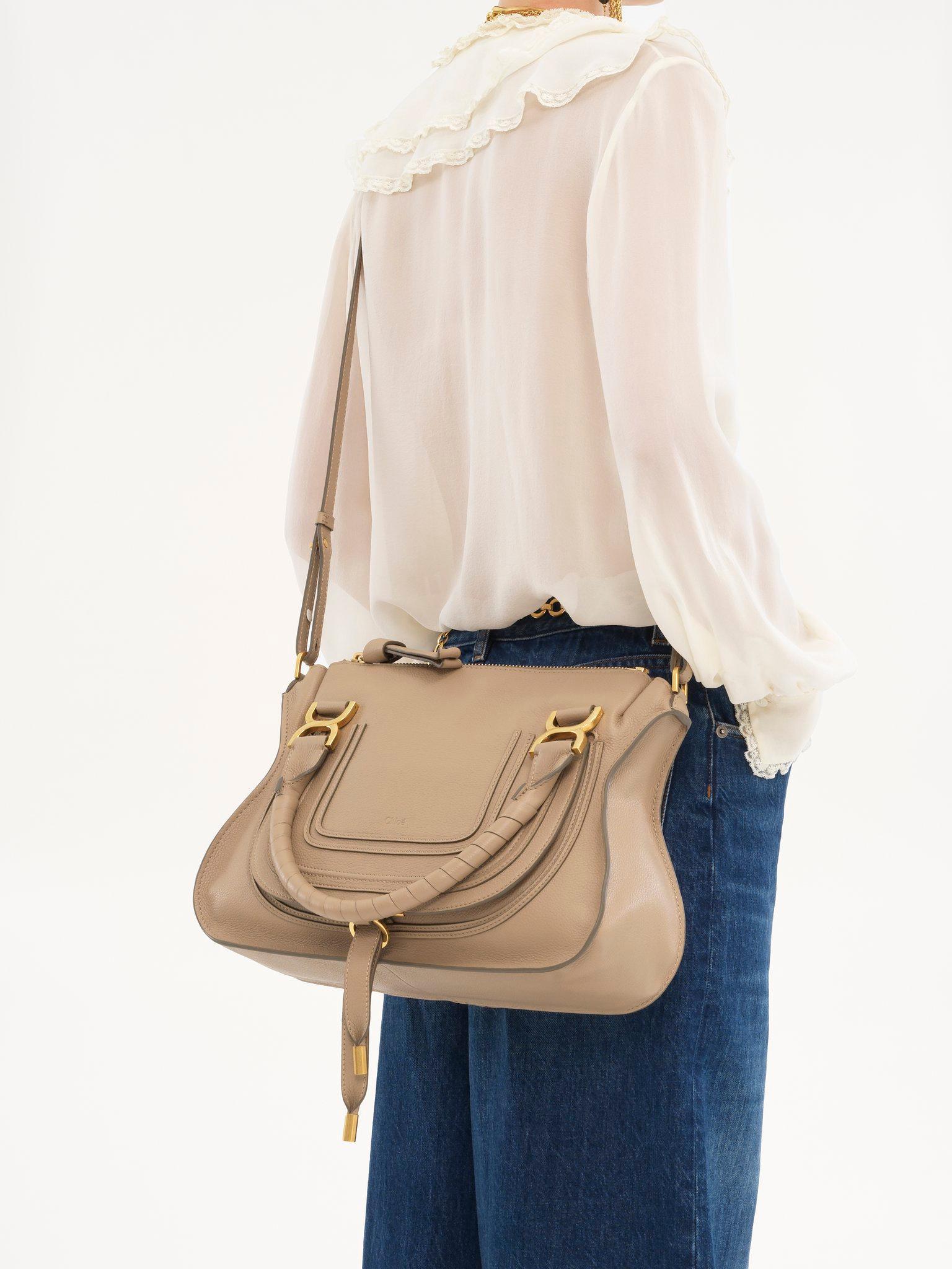 Marcie bag in grained leather Product Image