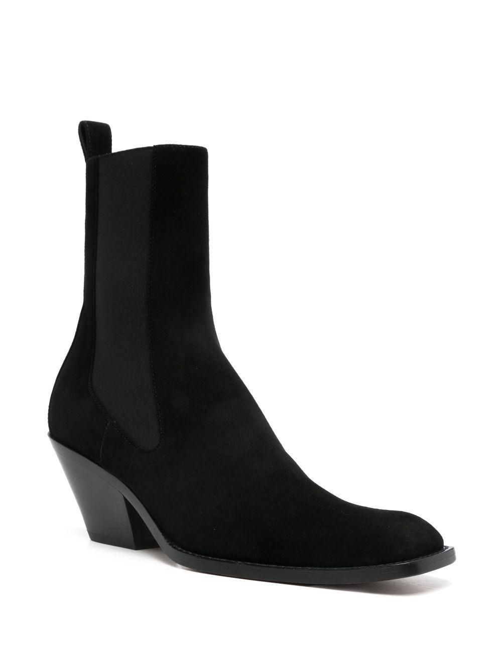 KHAITE 65mm Austin Ankle Boots In Black Product Image