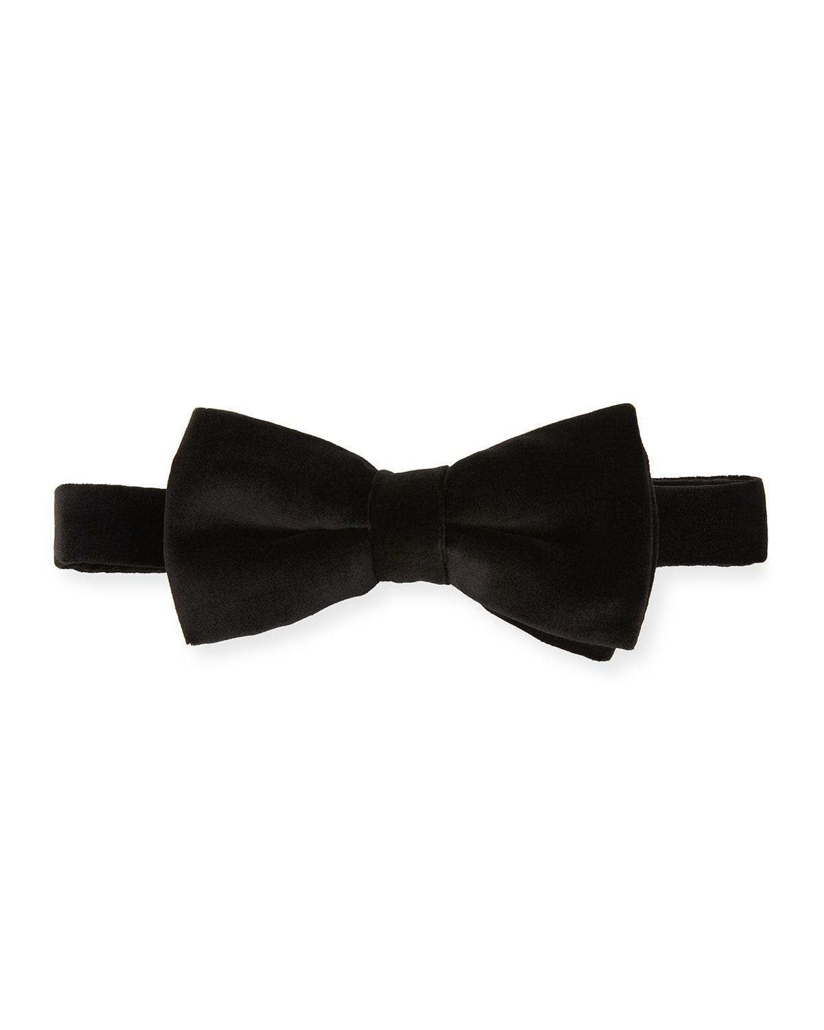 Velvet Pre-Tied Bow Tie Product Image