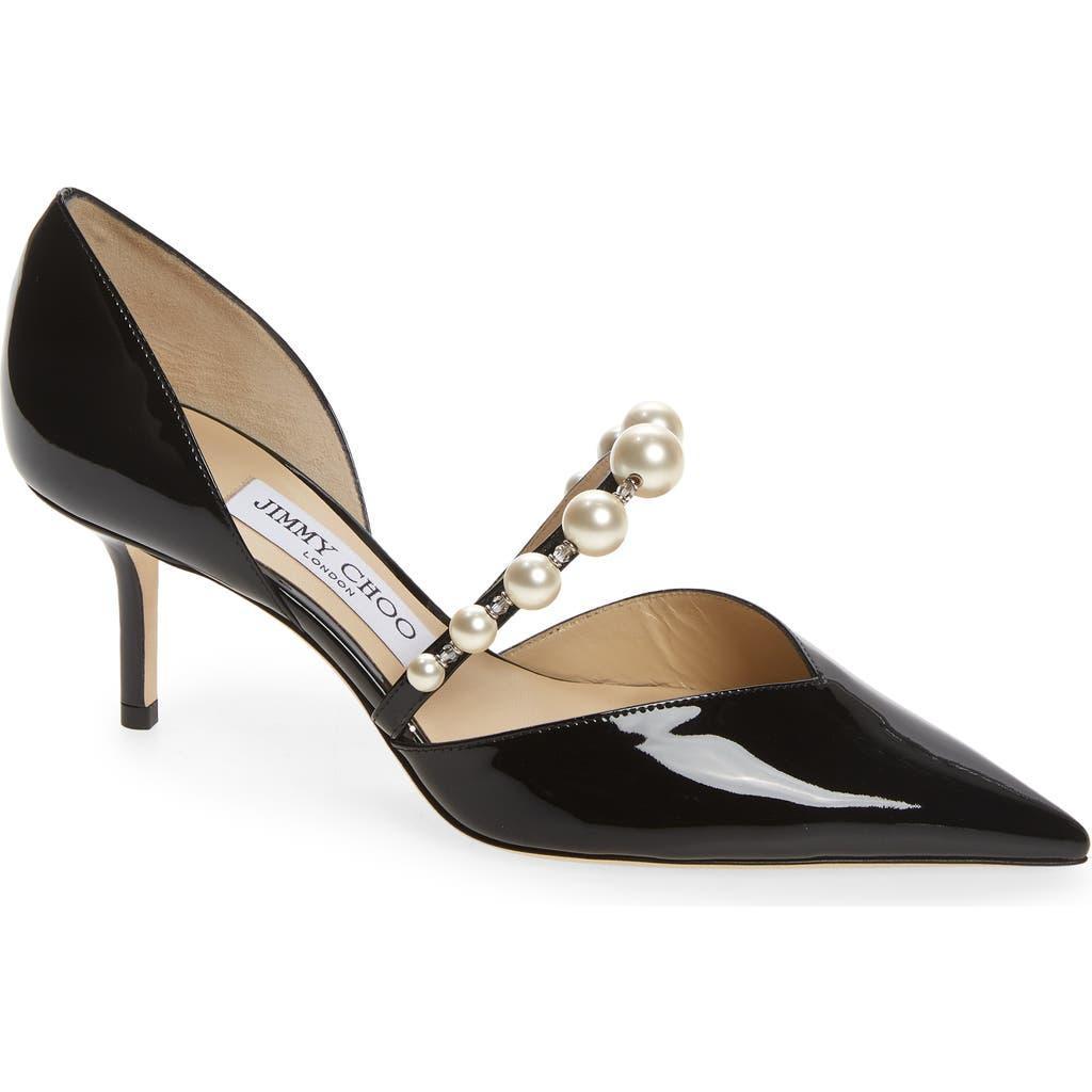 JIMMY CHOO Embellished Pointed In Black Product Image