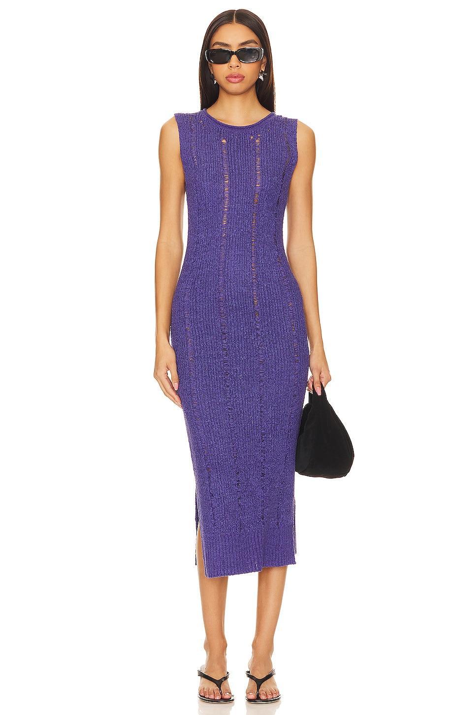 Amirah Dress in Skipper Blue Steve Madden Product Image