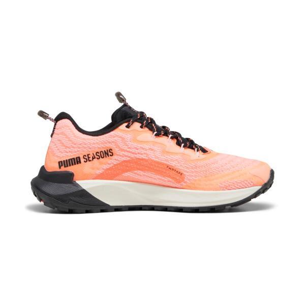 PUMA SEASONS Fast-Trac NITROâ¢ 2 Women's Running Shoes in Neon Sun/Alpine Snow/Black Product Image